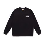 Stüssy x BAPE white logo black long sleeve