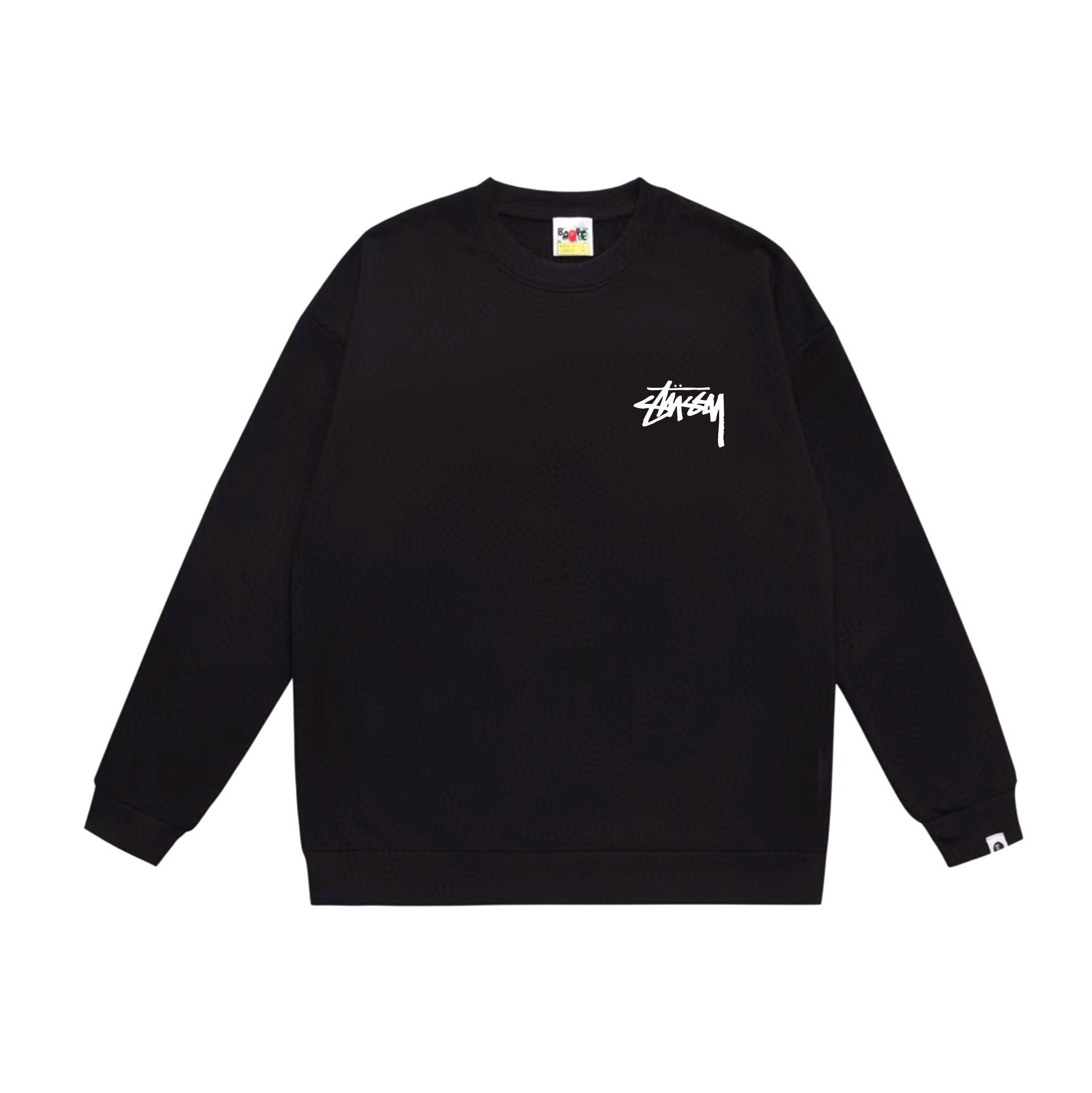 Stüssy x BAPE white logo black long sleeve Stüssy x BAPE white logo black long sleeve