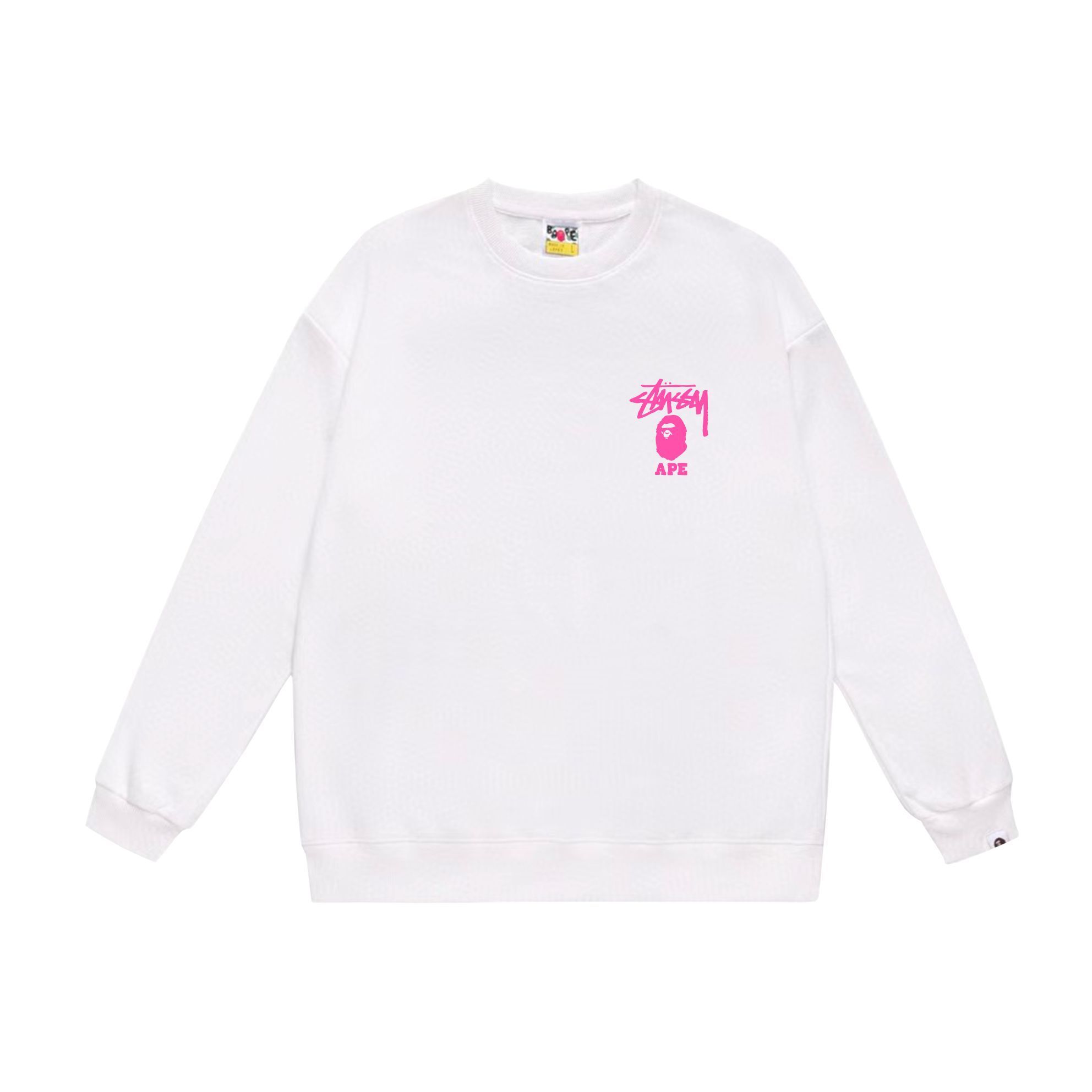 Stüssy x A BATHING APE® white sweatshirt Stüssy x A BATHING APE® white sweatshirt
