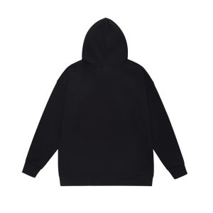 A BATHING APE Black Hoodie red camouflage Ape Head