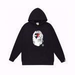 A BATHING APE® I Love Bape Logo Hoodie Black