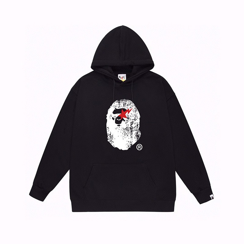 A BATHING APE® I Love Bape Logo Hoodie Black A BATHING APE® I Love Bape Logo Hoodie Black