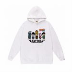 A Bathing Ape (BAPE) x Naruto Baby Milo hoodie White