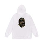 A Bathing Ape camouflage-patterned ape head logo