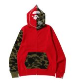 BAPE 2nd Ape red Hoodie