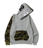 BAPE 2nd Ape zip-up gray Hoodie