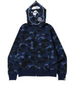 BAPE Color Camo 2nd Ape navy blue Hoodie