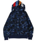 BAPE Color Camo 2nd Ape navy blue Hoodie