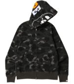 BAPE Color Camo 2nd Ape Black Hoodie