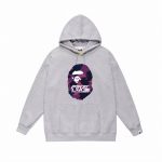 BAPE Marbling Camo Pullover Hoodie Grey