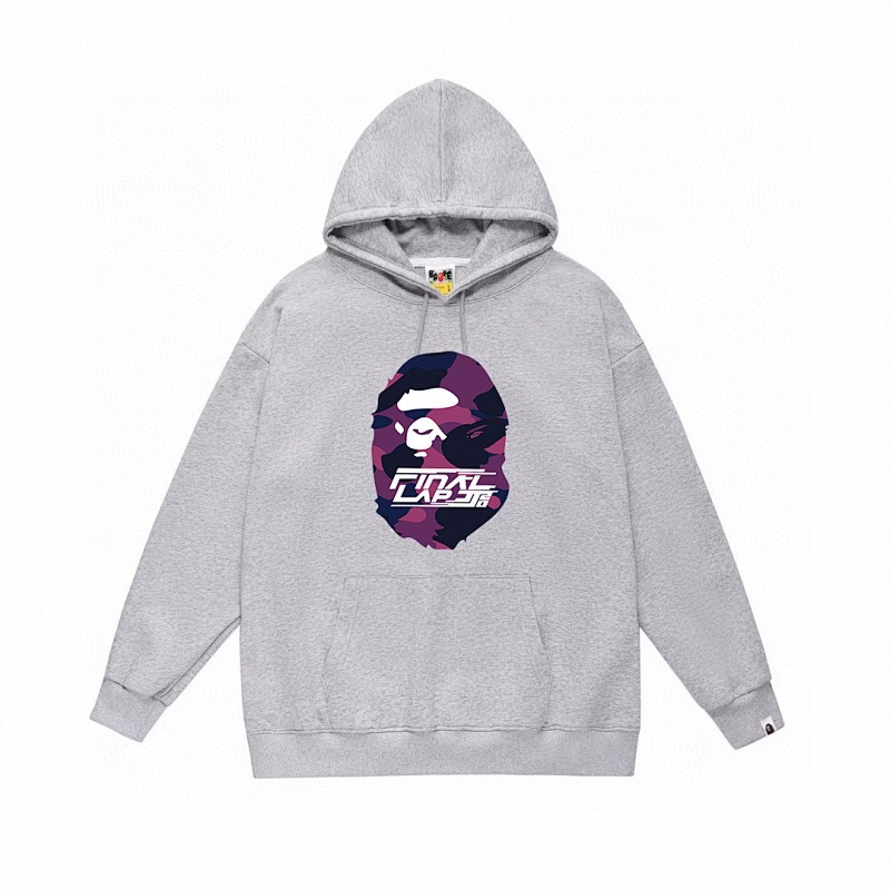 BAPE Marbling Camo Pullover Hoodie Grey BAPE Marbling Camo Pullover Hoodie Grey