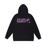 BAPE Multicolor Camo College Hoodie Purple