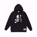 BAPE vs Mastermind Crossbone Shark Hoodie Black