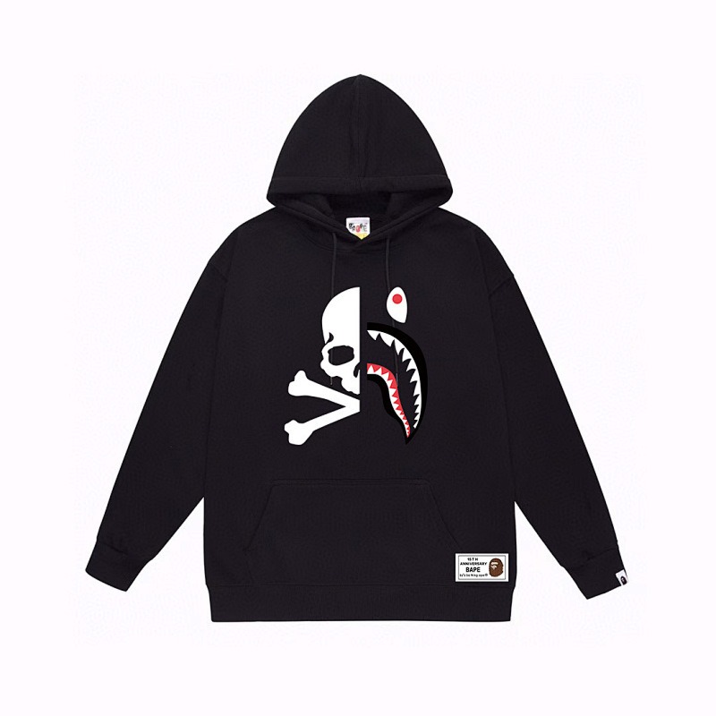 BAPE vs Mastermind Crossbone Shark Hoodie Black BAPE vs Mastermind Crossbone Shark Hoodie Black
