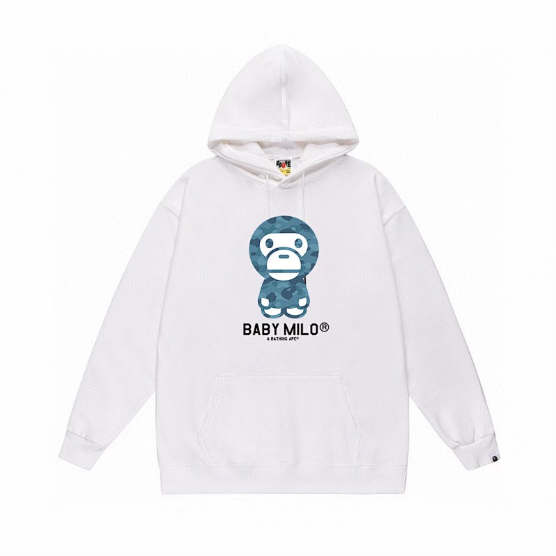 Bape Baby Milo® Hoodie White Bape Baby Milo® Hoodie White