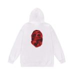 Bape Bathing Ape Pullover White-Red Hoodie