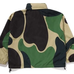BATHING APE ABC Camo Nylon Hooded green Jacket
