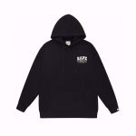 Bape black fleece hoodie AAPE BY A BATHING APE®