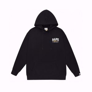 Bape black fleece hoodie AAPE BY A BATHING APE®