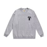 Stussy x Bathing Ape heather grey sweatshirt