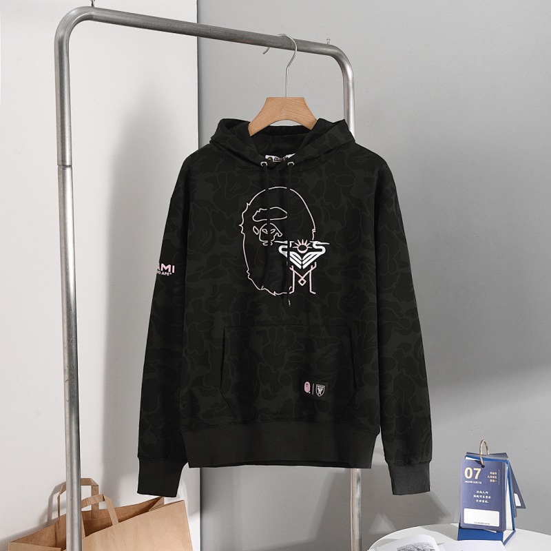 BAPE x Inter Miami CF Camo black Hoodie BAPE x Inter Miami CF Camo black Hoodie