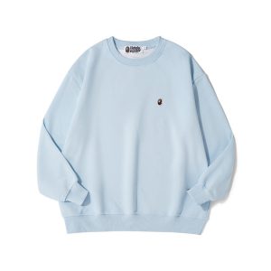 BAPE Ape Head One Point Sax colorway sweatshirt