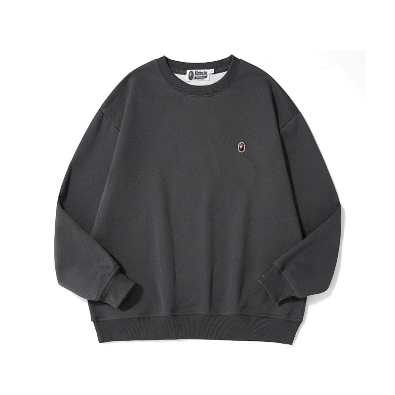 BAPE Ape Head One Point Overdye black Crewneck BAPE Ape Head One Point Overdye black Crewneck