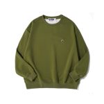 Bathing Ape (BAPE) olive green sweatshirt