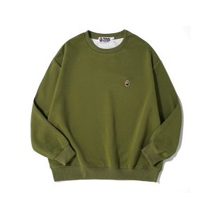 Bathing Ape (BAPE) olive green sweatshirt