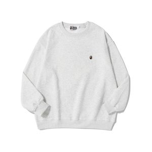 Bathing Ape Head One Point grey sweatshirt