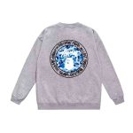 BAPE x Stüssy collaboration grey sweatshirt