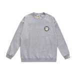 Stüssy x BAPE "Bust Works" grey sweatshirt