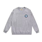 BAPE x Stüssy collaboration grey sweatshirt
