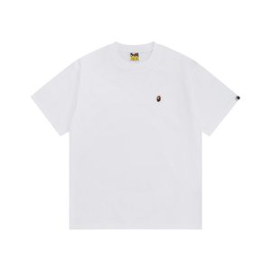 Bathing Ape (BAPE) Ape Head One Point white Tee