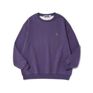 BAPE Ape Head One Point navy blue Sweatshirt