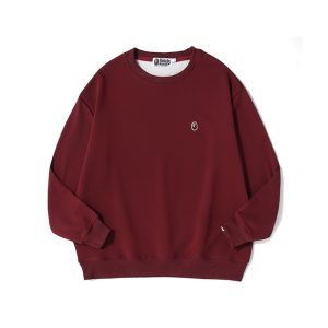 Bathing Ape (BAPE) maroon sweatshirt