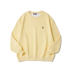 BATHING APE yellow sweatshirt
