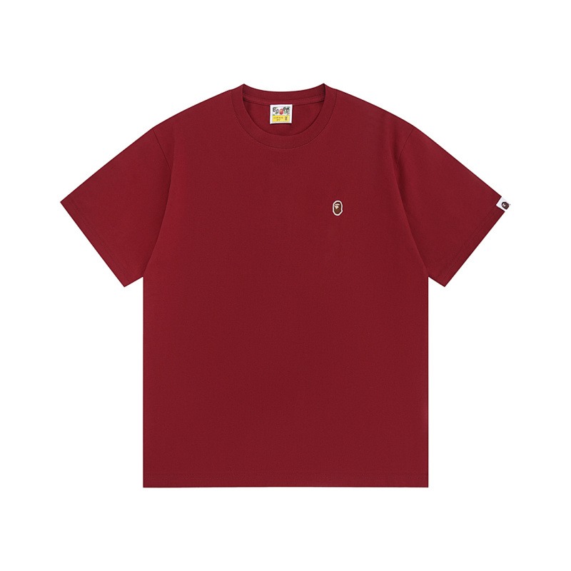 BAPE burgundy One Point Tee BAPE burgundy One Point Tee