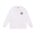 Bathing Ape (BAPE) x stussy pink camouflage white long-sleeve