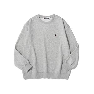 Bathing Ape (BAPE) Ape Head One Point grey Sweatshirt