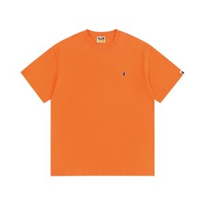 BAPE Ape Head One Point orange Fit Tee