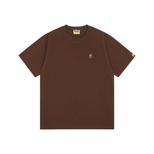 BAPE One Point APE HEAD patch brown Tee