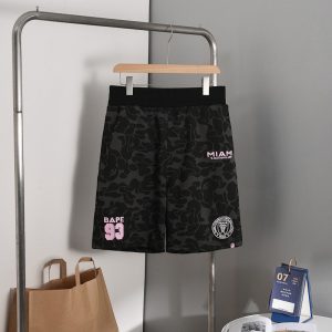 BAPE x Inter Miami CF black shorts