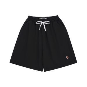 Bathing Ape Bape black shorts