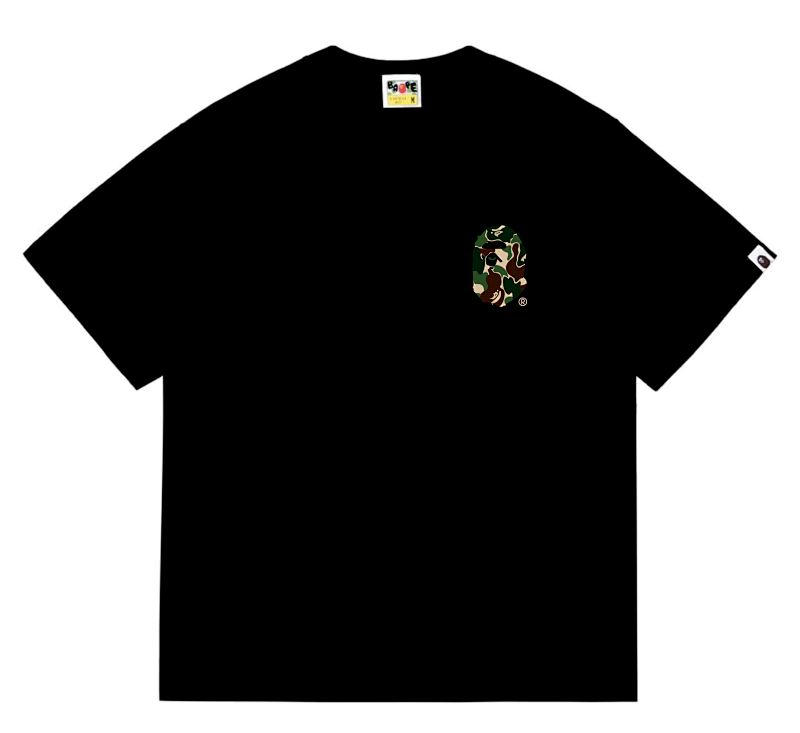 Bathing Ape x Stüssy green logo black shirt Bathing Ape x Stüssy green logo black shirt