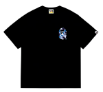 BAPE x Stüssy camo ape head logo black t-shirt