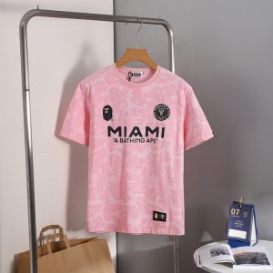 BAPE x Inter Miami CF Camo pink Tee
