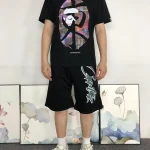 A Bathing Ape Ape Head City Print Black T Shirt