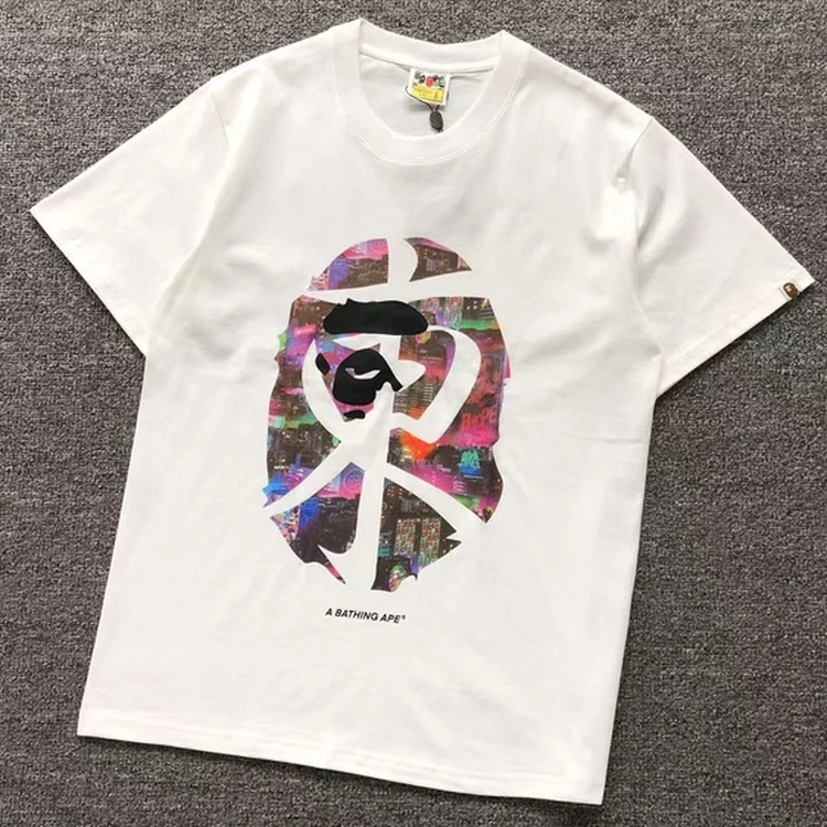 A Bathing Ape Ape Head City Print White T Shirt A Bathing Ape Ape Head City Print White T Shirt