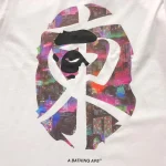 A Bathing Ape Ape Head City Print White T Shirt